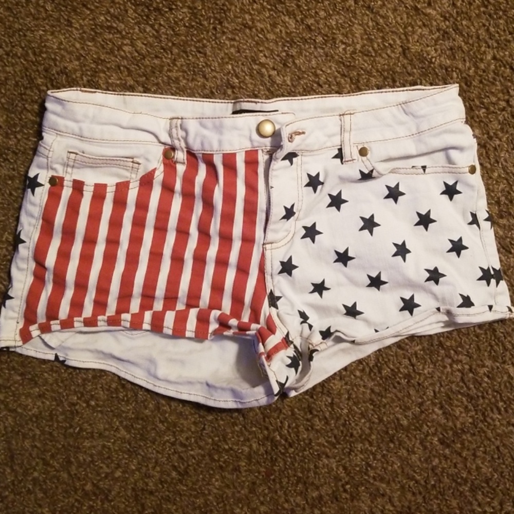 STARS & STRIPES JEAN SHORTS